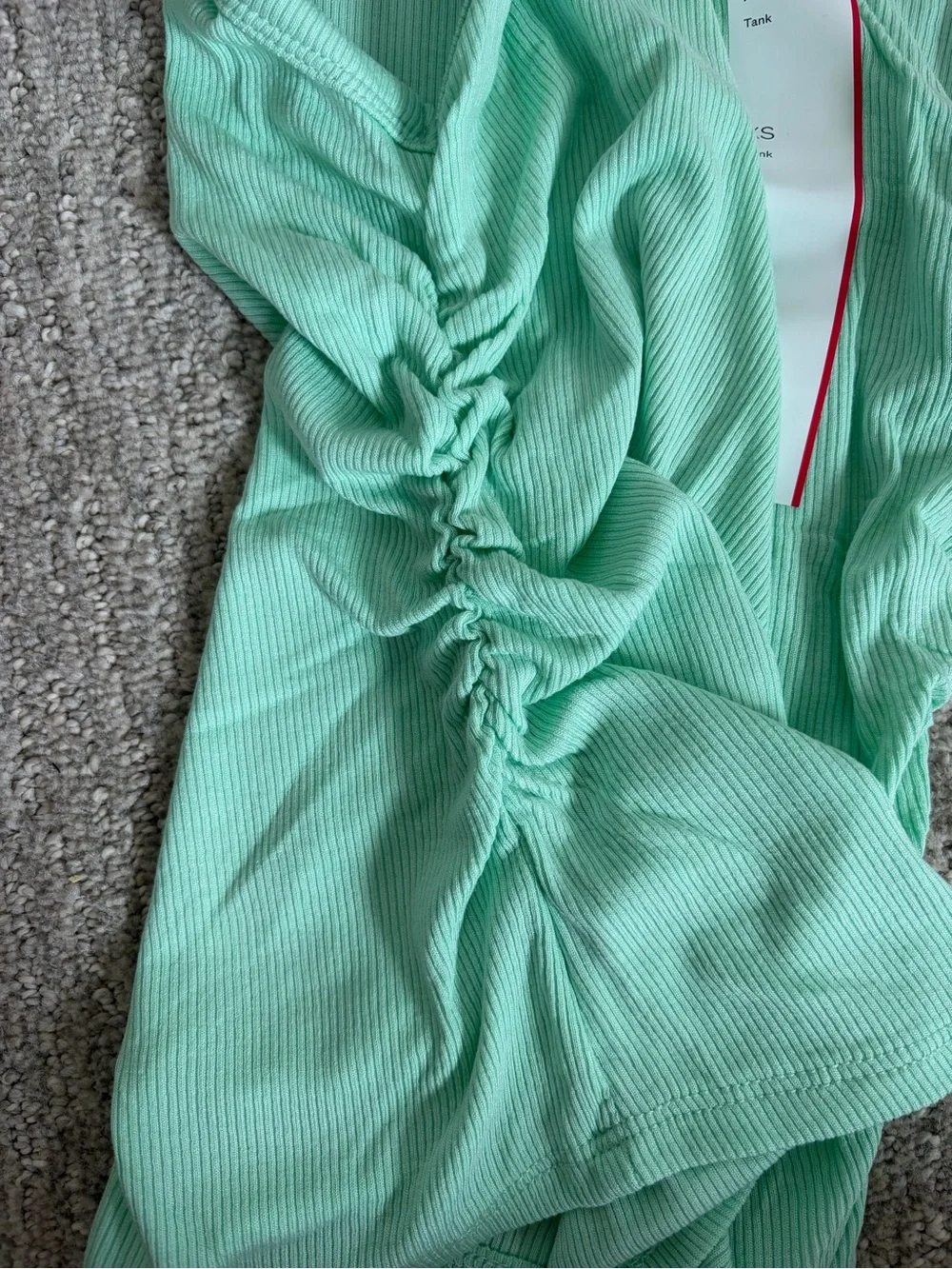 Target Wild Fable Mint Green Ribbed Shell Tank Top - Picture 2 of 4